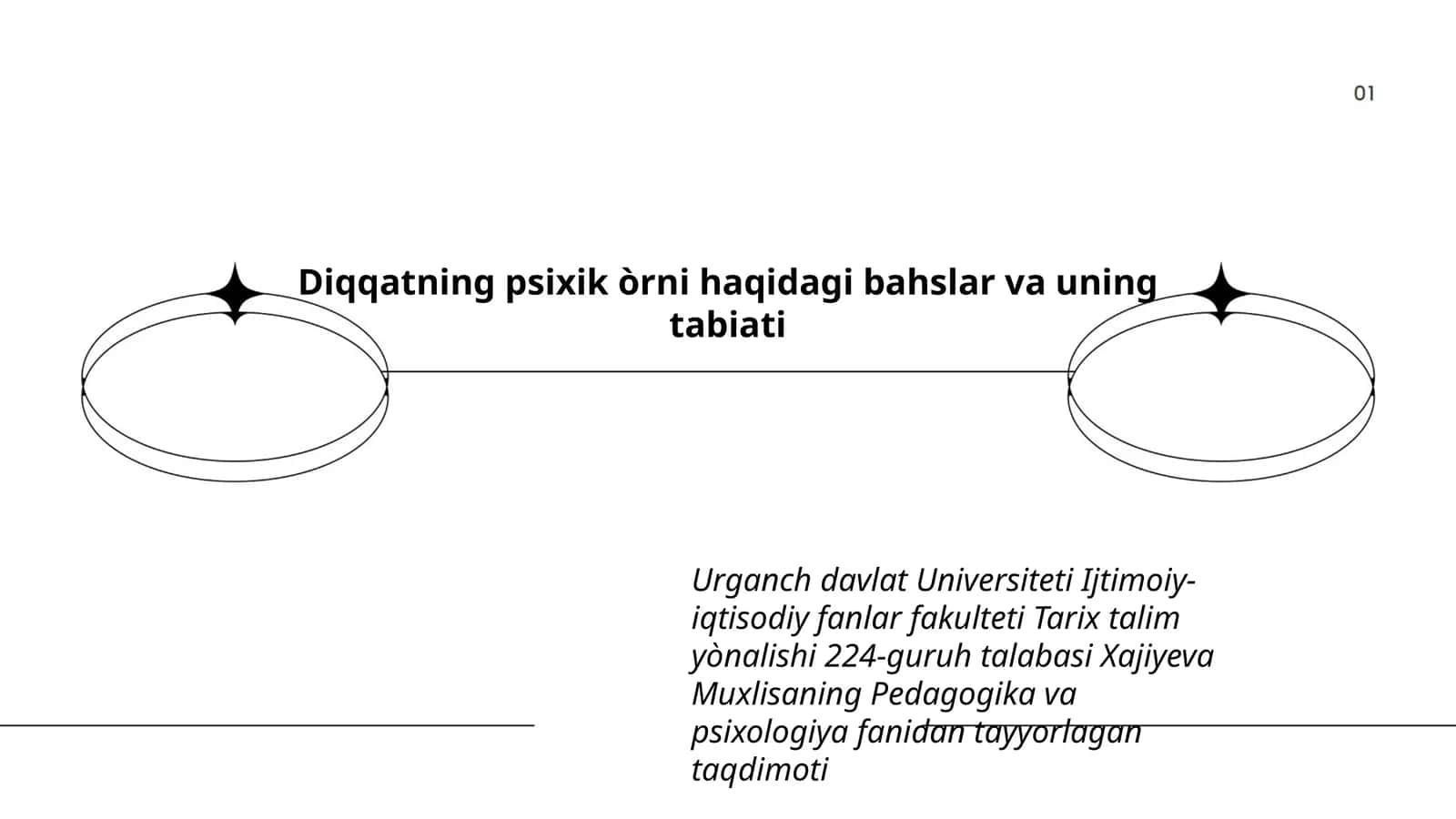 Diqqatning psixik òrni haqidagi bahslar va uning tabiati