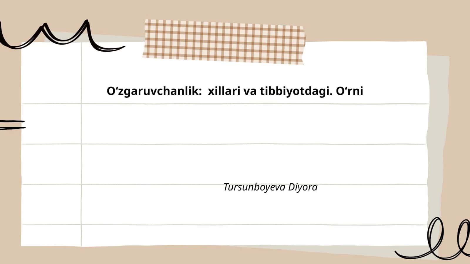 O'zgaruvchanlik: xillari va tibbiyotdagi