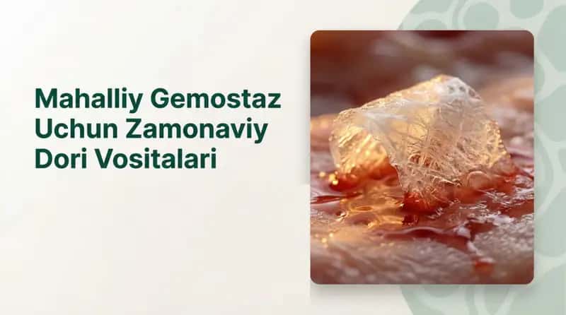 Mahalliy gemostaz uchun zamonaviy dori vositalari