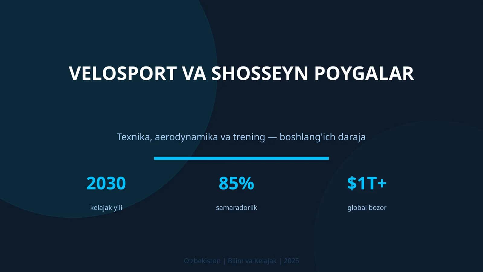 Velosport va shosseyn poygalar