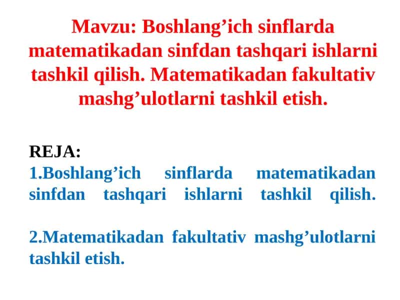 Matematika