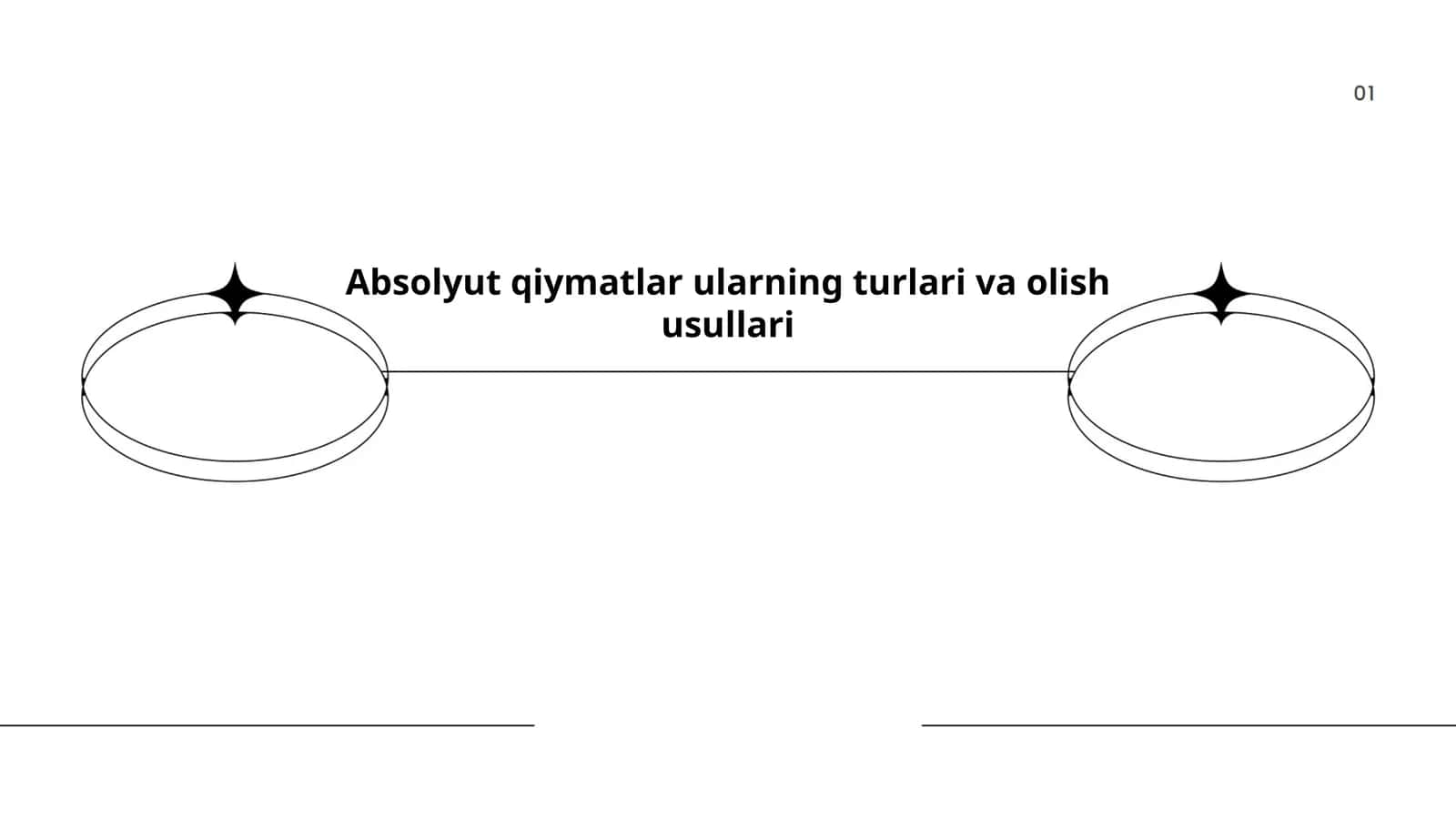 Absolyut qiymatlar ularning turlari va olish usullari