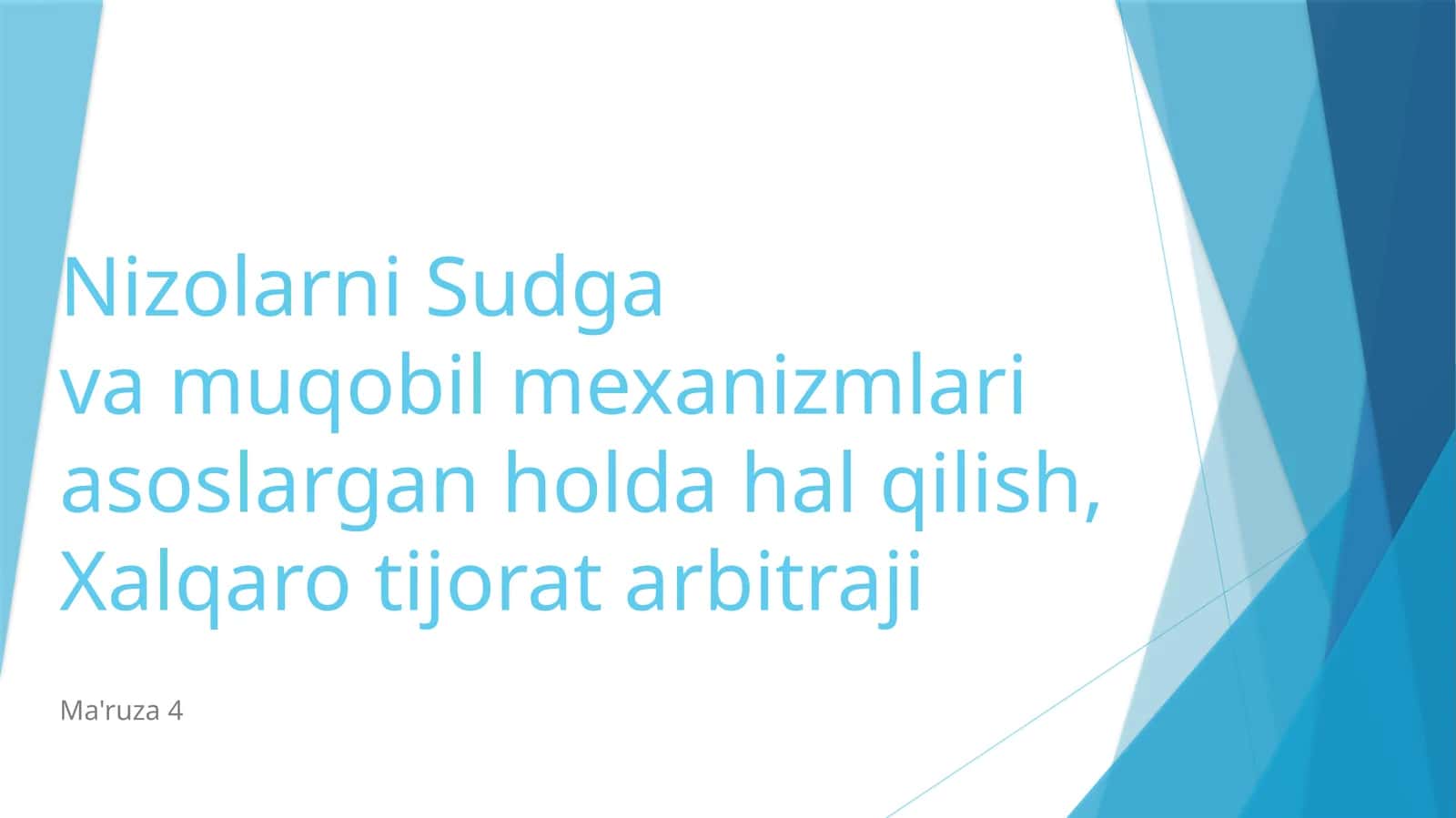 Nizolarni Sudgava muqobil mexanizmlari asoslargan holda hal qilish, Xalqaro tijorat arbitraji