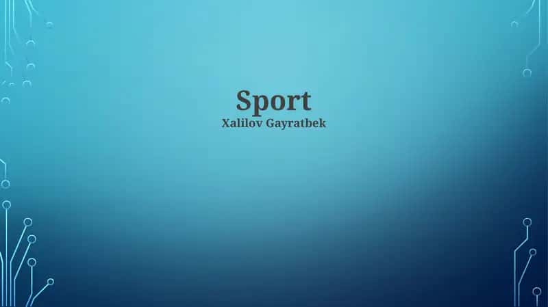 Sport