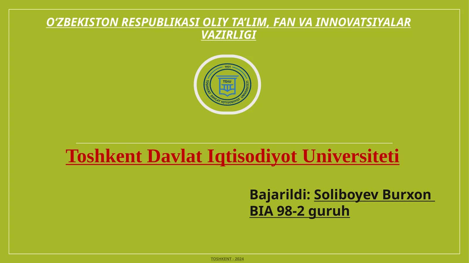 Tijoratbankini tashkiliy tu'zilishi va maqsadlari