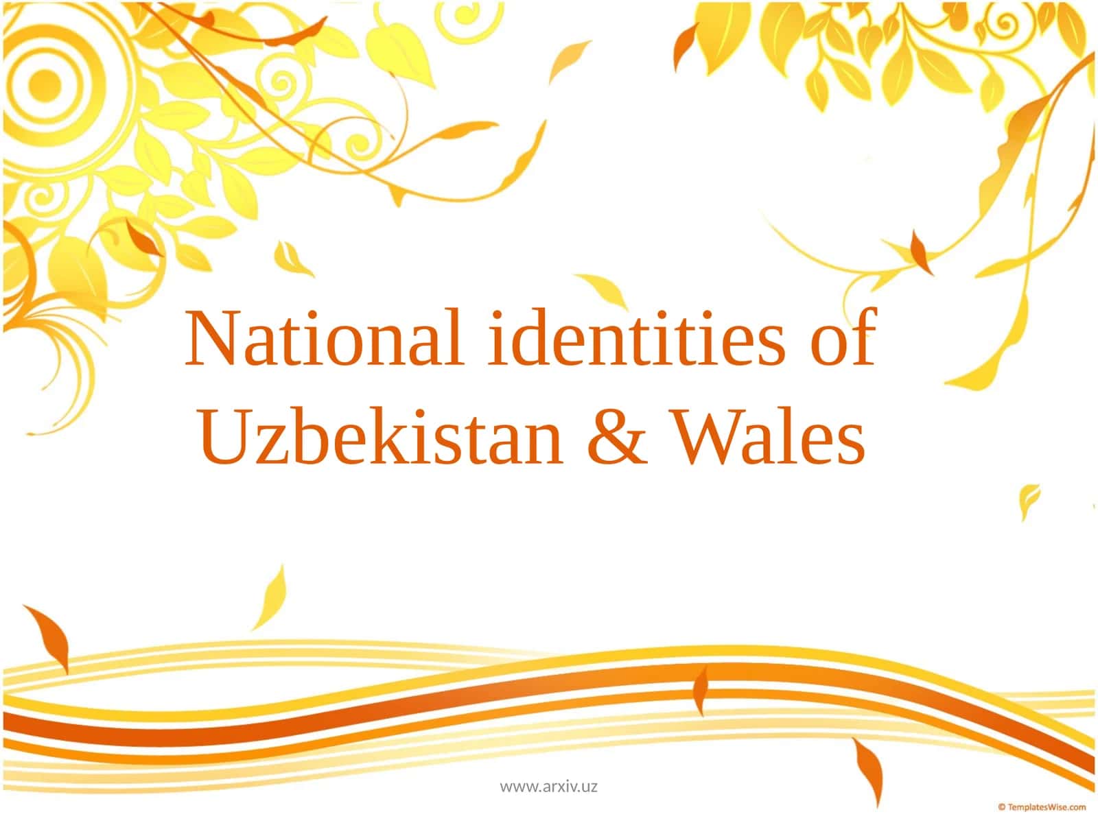 National identities of Uzbekistan & Wales