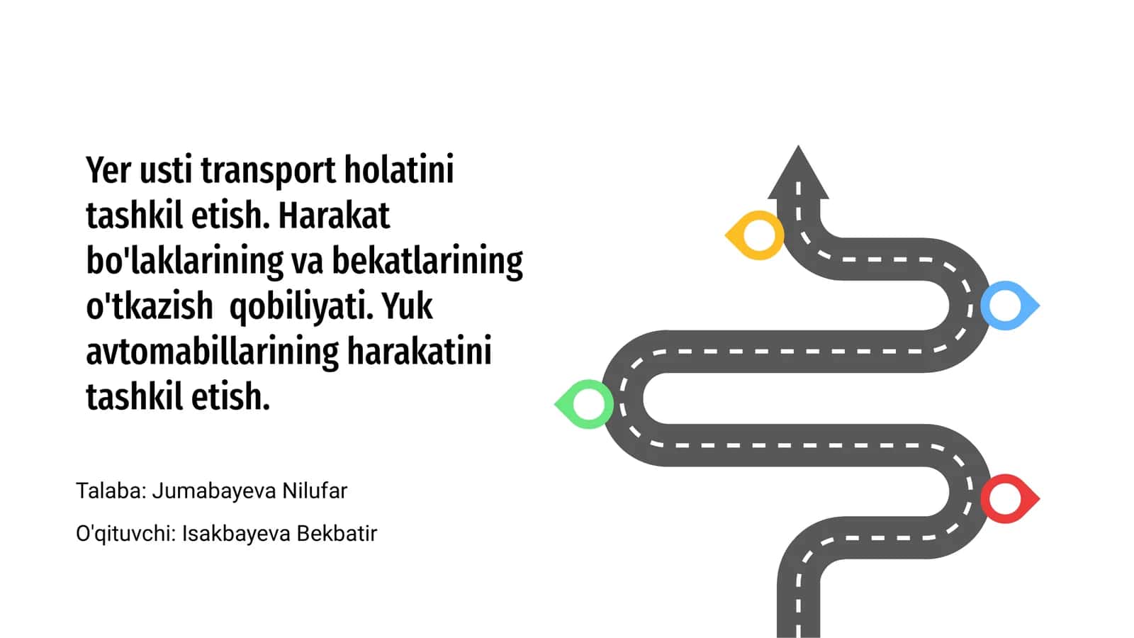 Yer usti transportini boshqarish