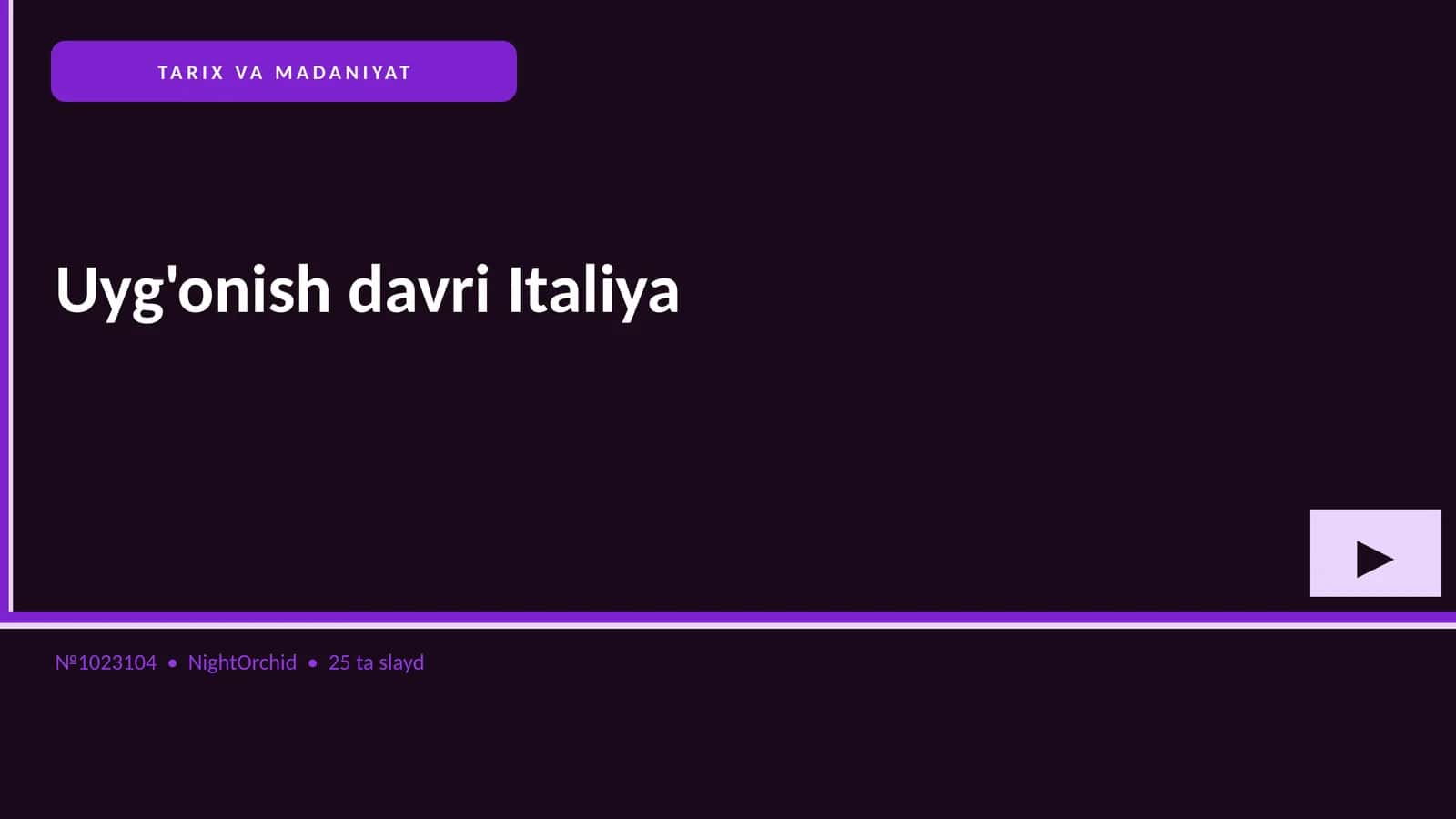 Uyg'onish davri Italiya