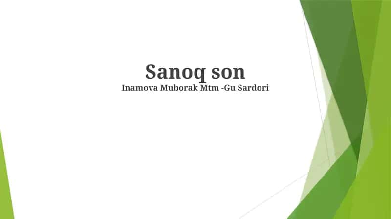 Qo'ylarni sanashning matematik modellari