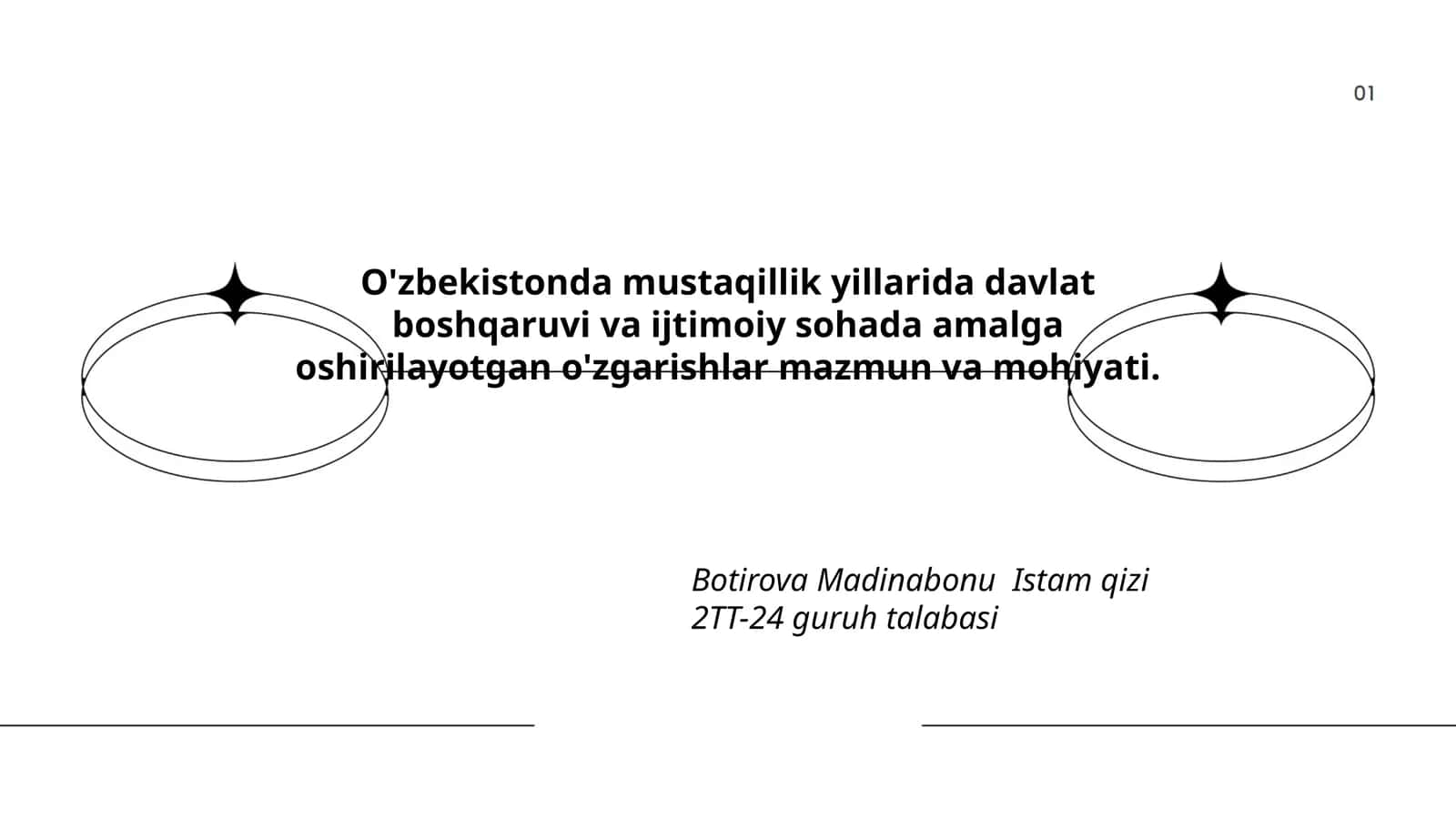 Botirova Madinabonu Istam qizi 2TT-24 guruh talabasi