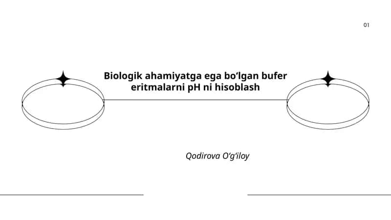 Karbonat-bikarbonat bufer tizimi: formulalar va pH hisoblash