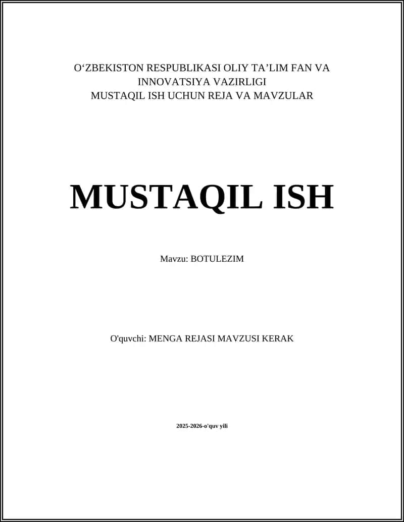 Botulizm