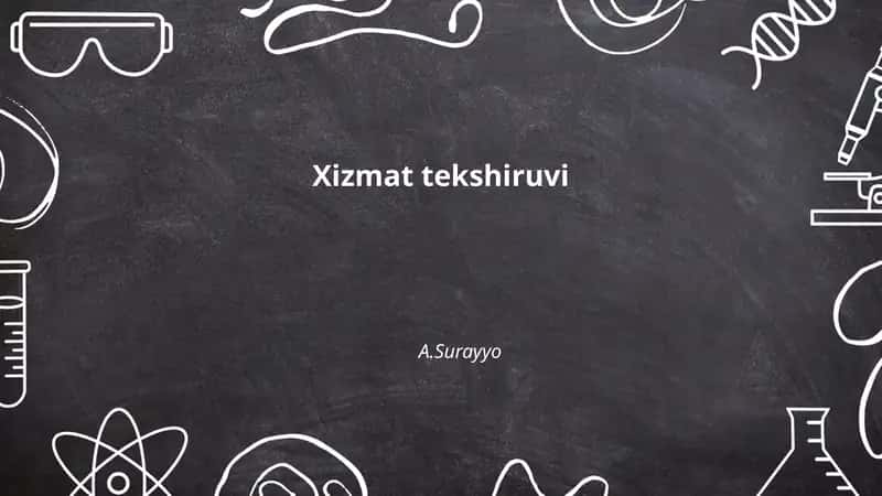 Xizmat tekshiruvi