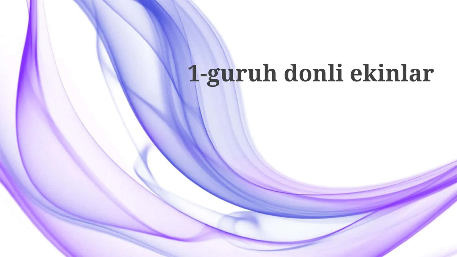 Yangi Don Mahsulotlari