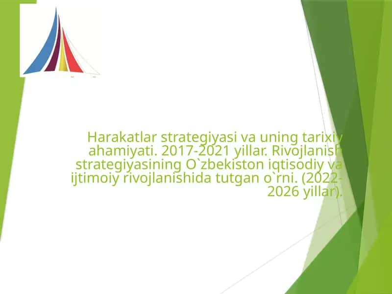 Rivojlanish strategiyasi