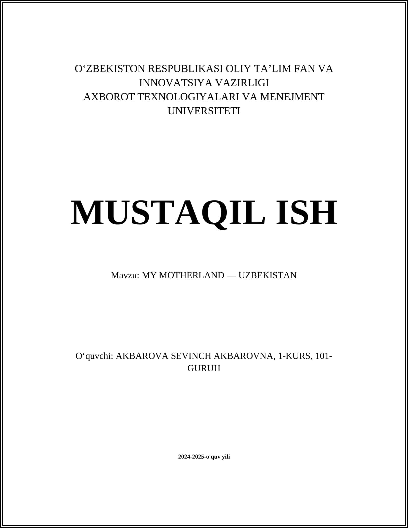 The History of Uzbekistan