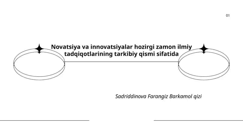 Novatsiya va Innovatsiyalar Haqida