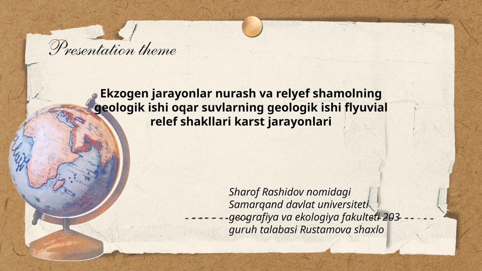 Ekzogen jarayonlar