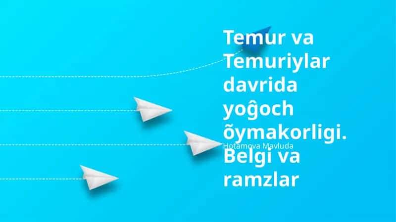 Temuriylar davrida yog'och o'ymakorligi
