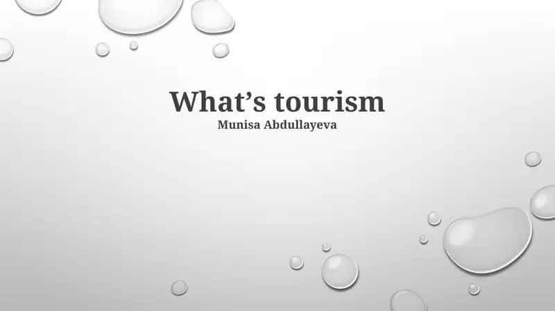 Barqaror Turizm Amaliyoti