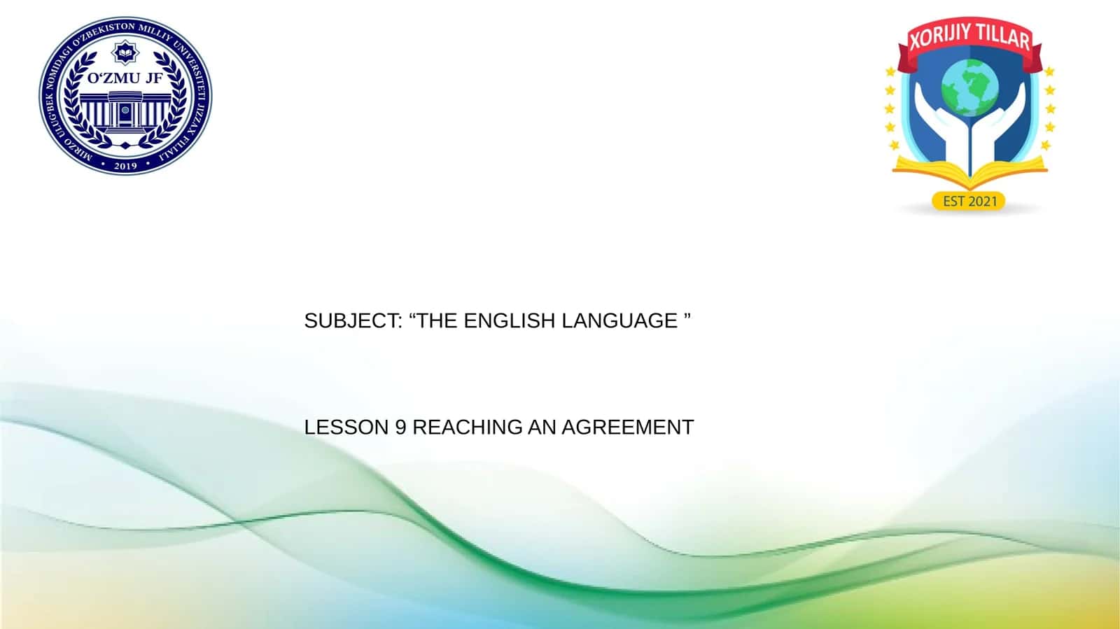 "THE ENGLISH LANGUAGE"