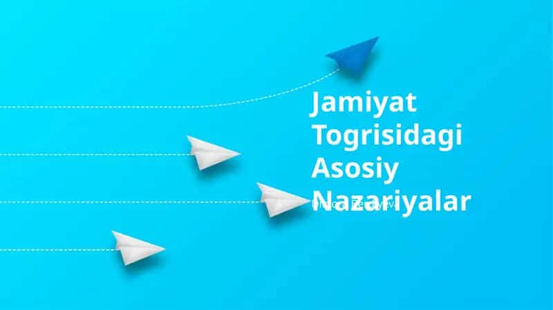 Jamiyat Togrisidagi Asosiy Nazariyalar