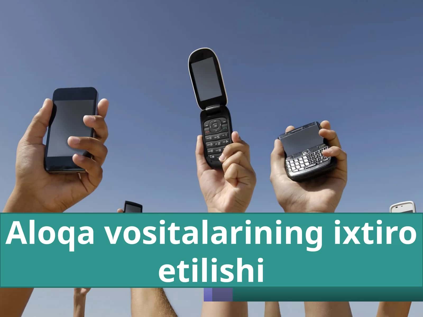 Aloqa vositalarining ixtiro etilishi