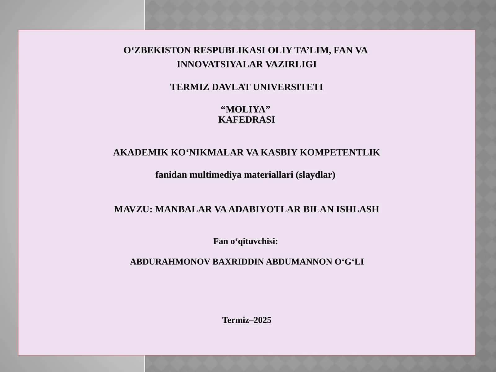 AKTIV VA PASSIV TURIZM TUSHUNCHASI