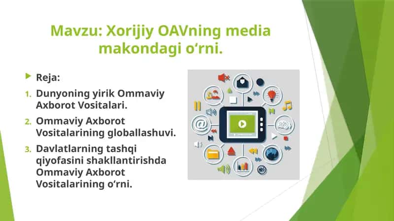 Ommaviy Axborot Vositalari
