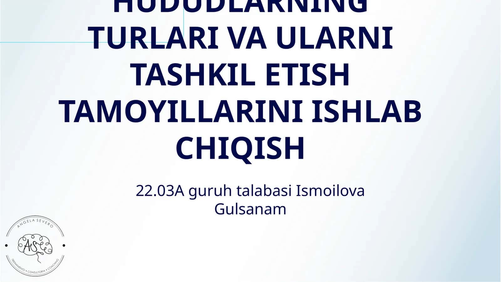 MUHOFAZA QILINADIGAN TABIY HUDUDLARNING TURLARI VA ULARNI TASHKIL ETISH TAMOYILLARINI ISHLAB CHIQISH