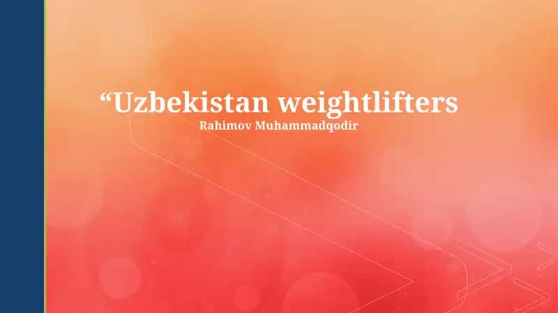 Uzbekistan weightlifters