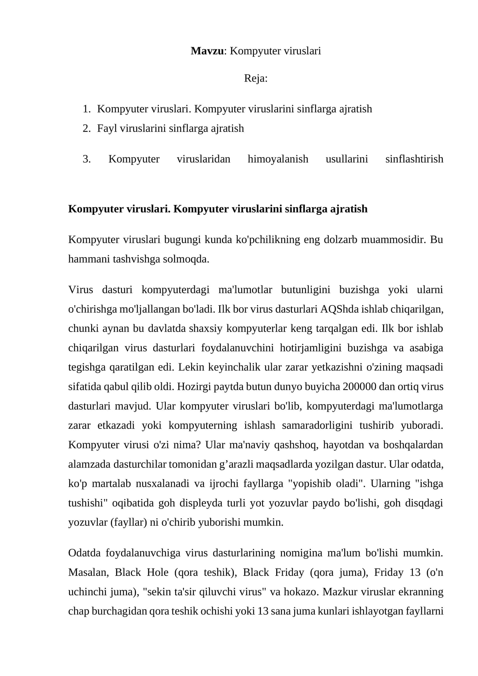 Kompyuter viruslari