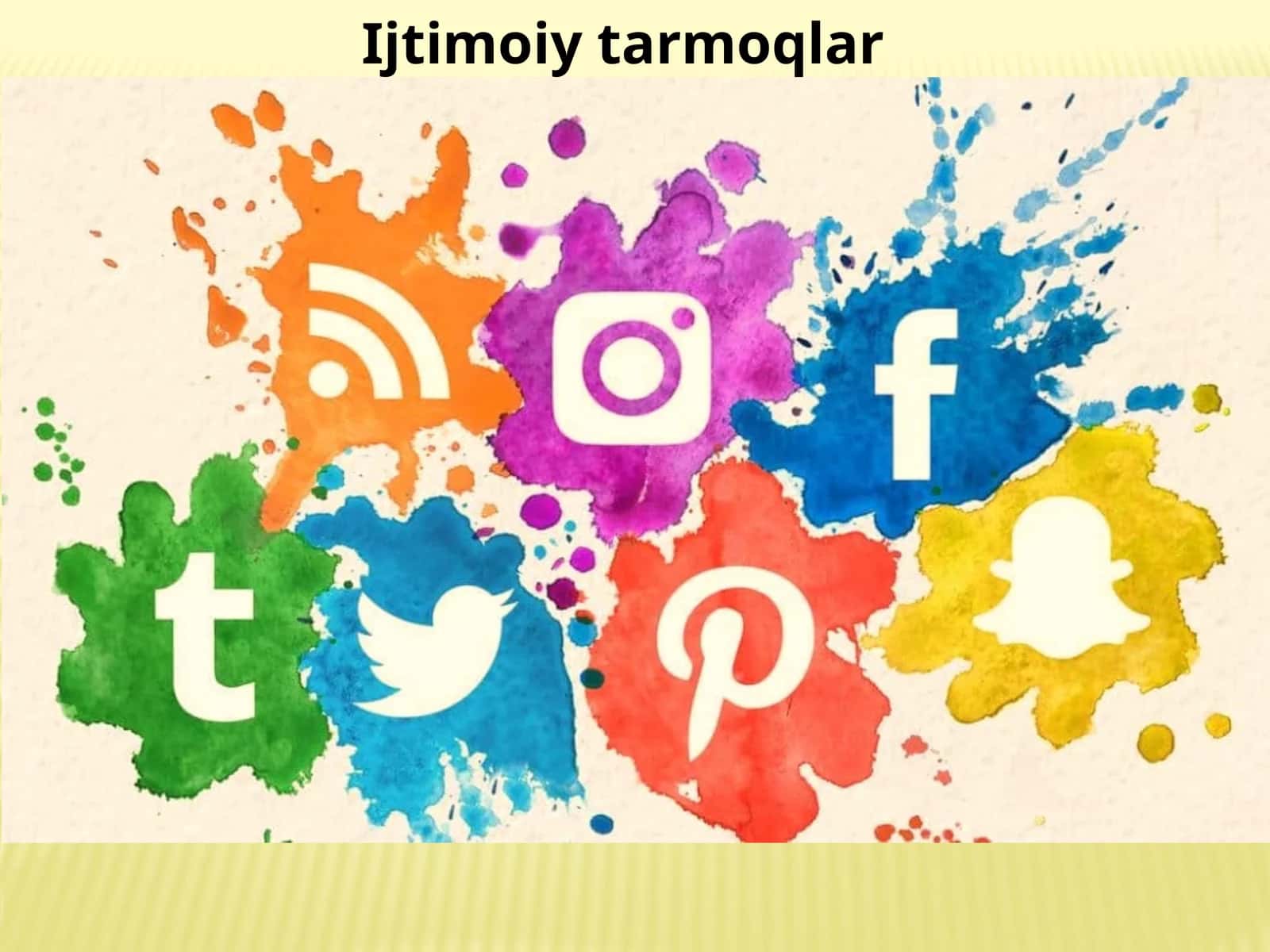 Ijtimoiy tarmoqlar