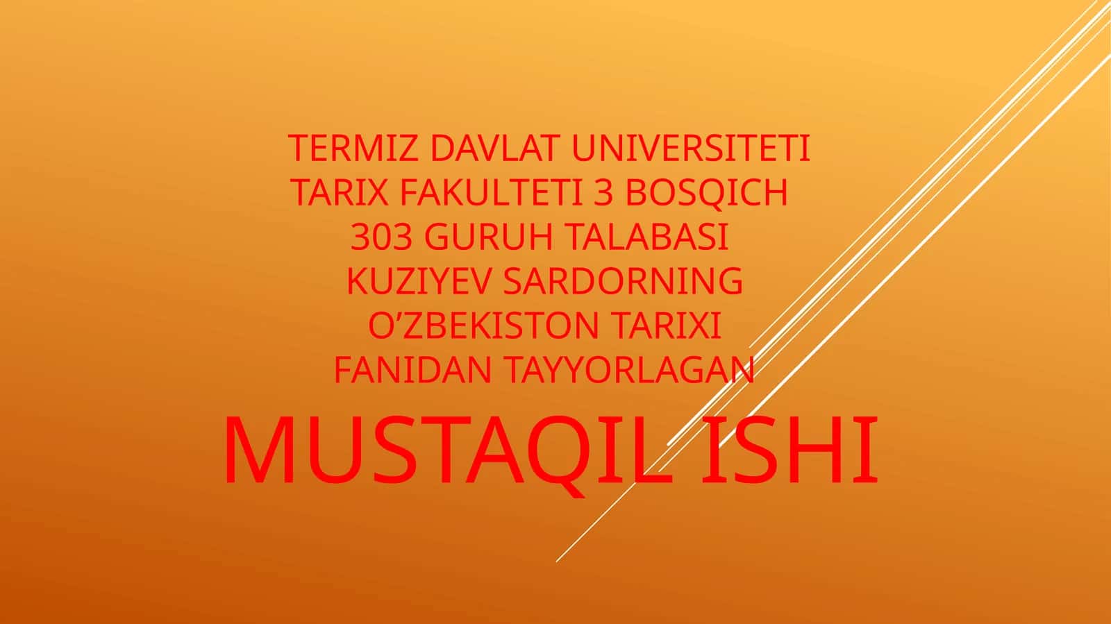 Oʻzbekiston Respublikasi Prezidentiligining joriy etilishi