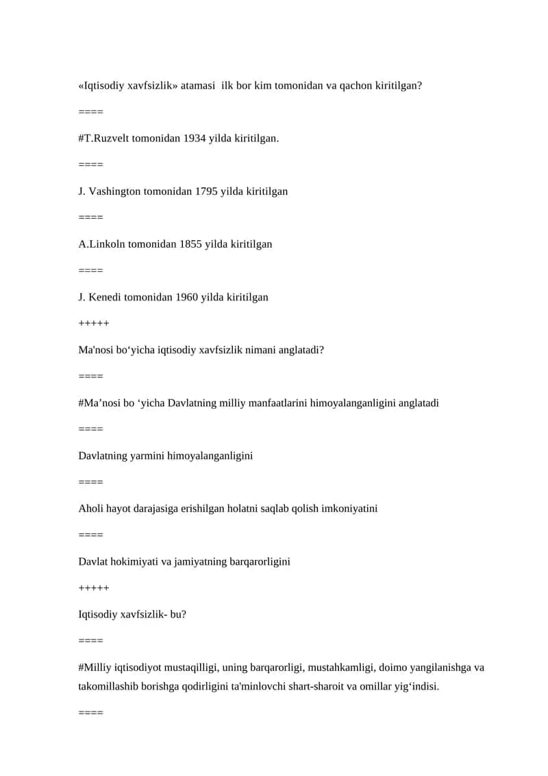Iqtisodiy xavfsizlik