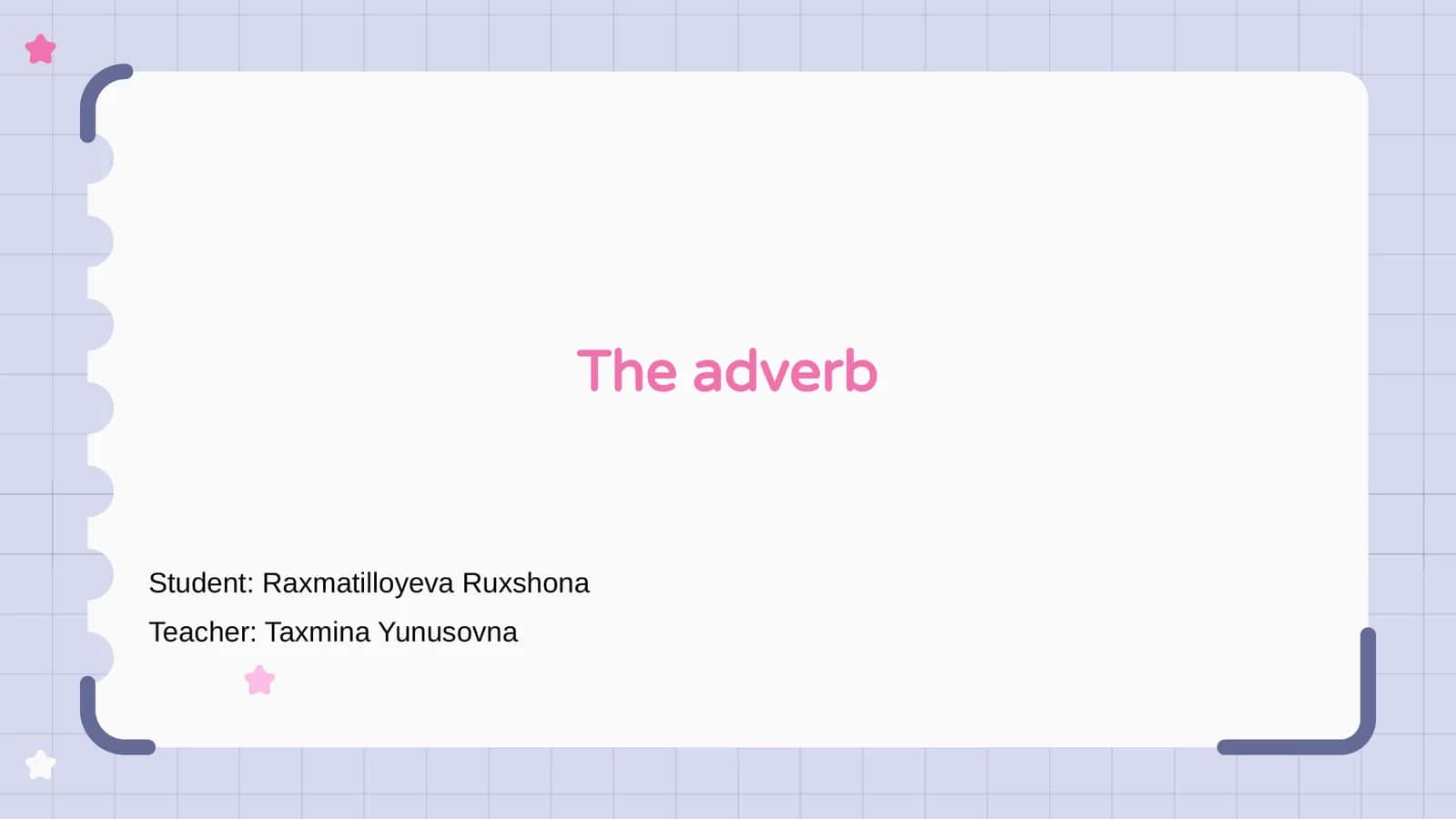 What Is an Adverb?