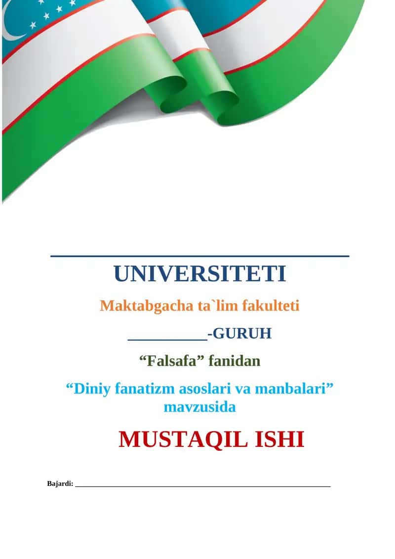 Diniy fanatizm asoslari va manbalari