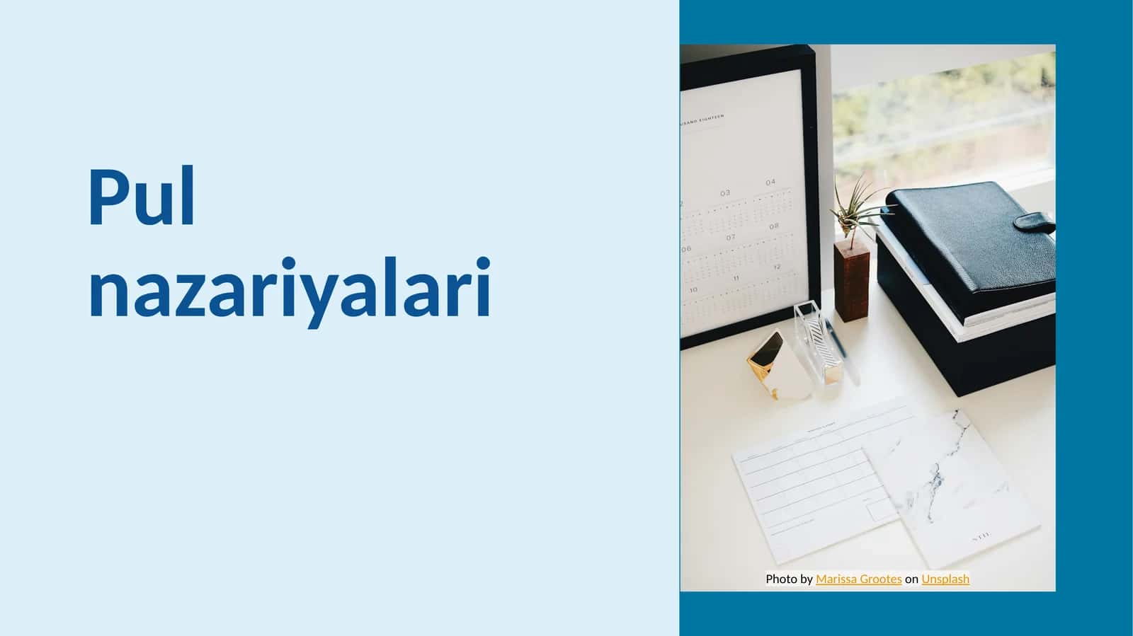 Pul nazariyalari