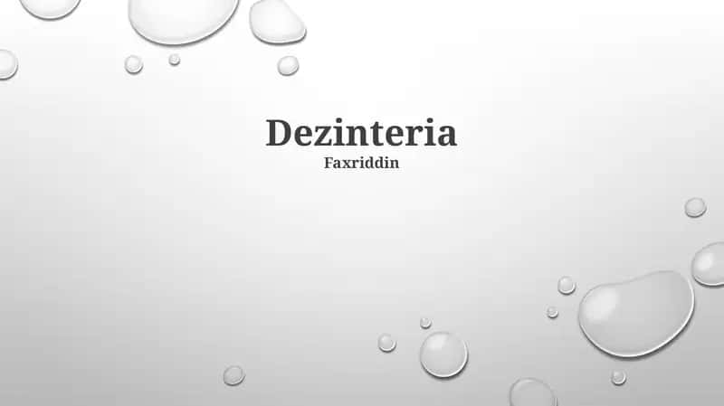 Dezinteria