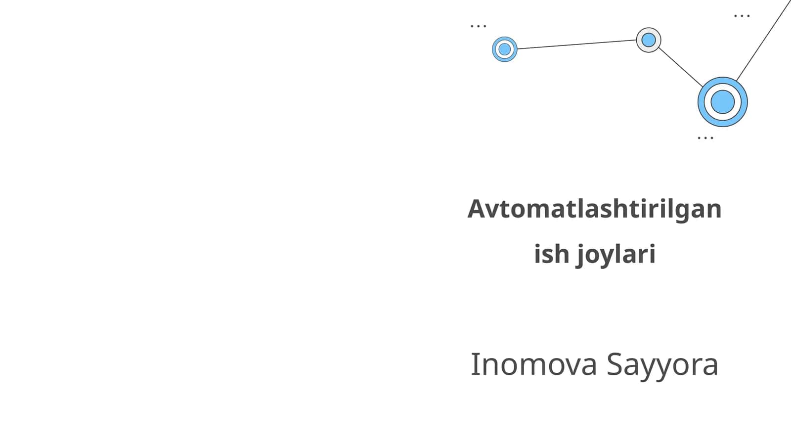 Avtomatlashtirilgan ish joylari