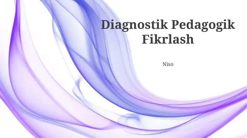 Diagnostik Pedagogik Fikrlash