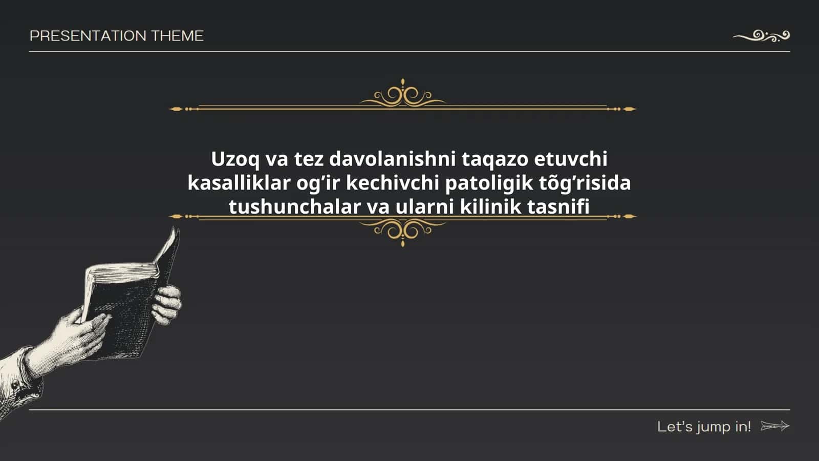Uzoq va tez davolanishni taqazo etuvchi kasalliklar og’ir kechivchi patoligik tõg’risida tushunchalar va ularni kilinik tasnifi