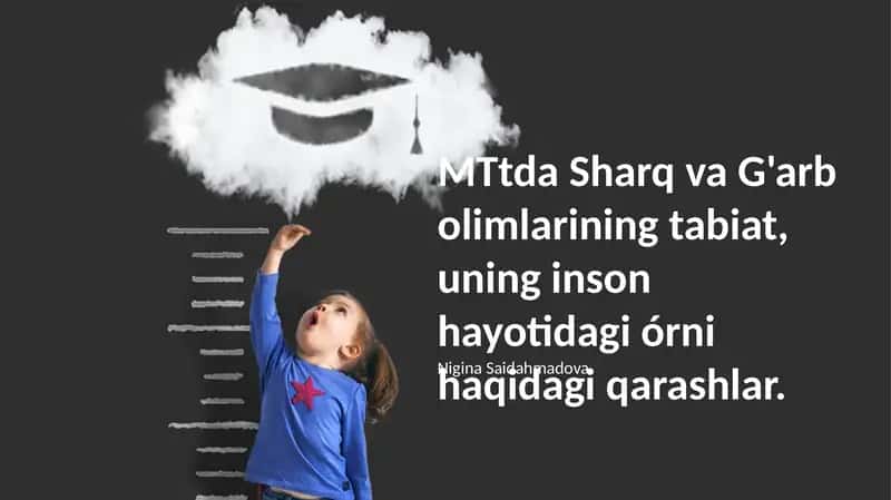 Inson hayotidagi tabiatning o'rni: Sharq falsafasi