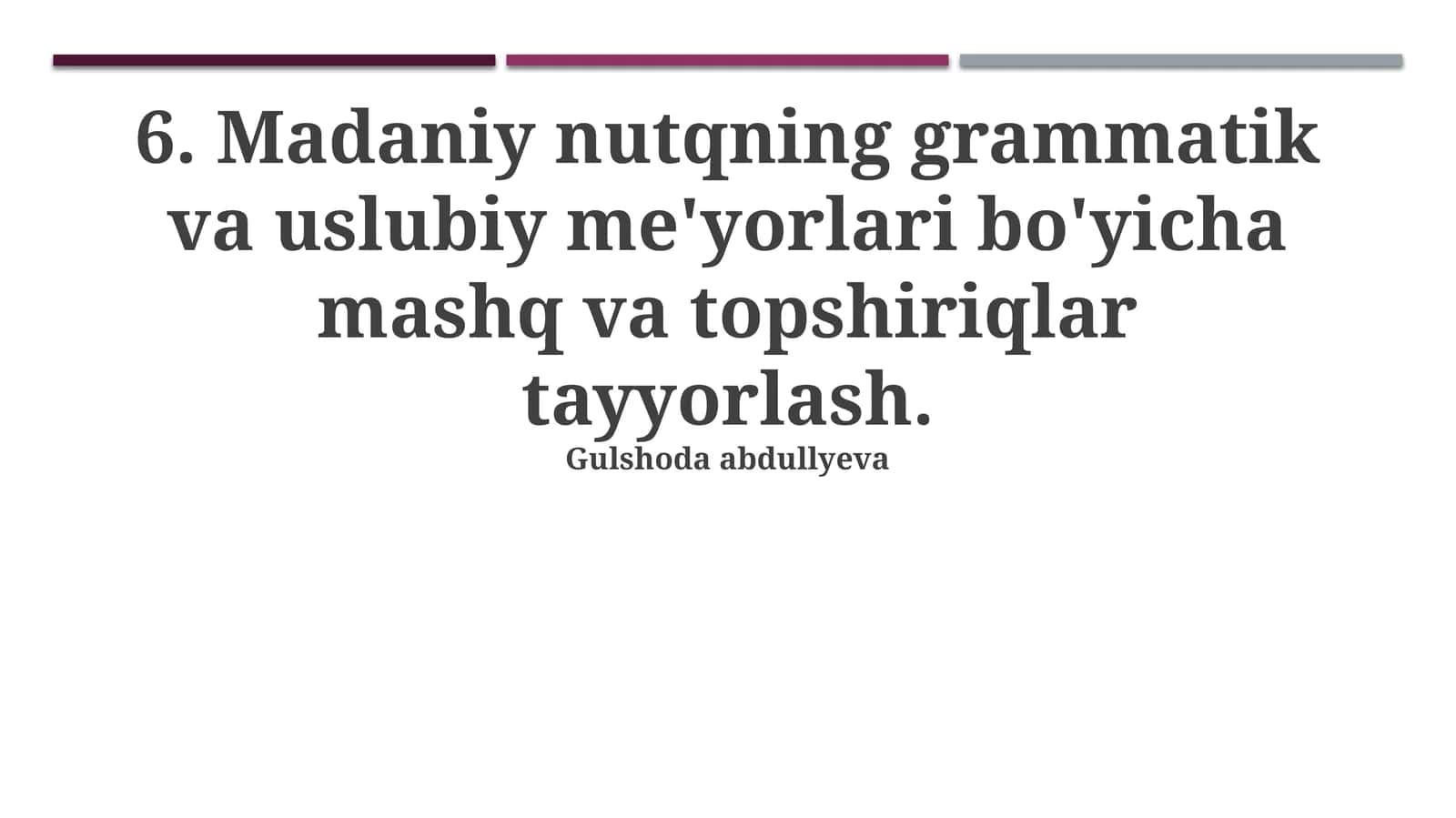 Madaniy nutqning grammatik va uslubiy me'yorlari