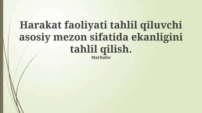 Motor faoliyat