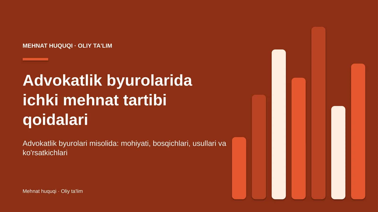 advokatlik byurolarida ichki mehnat tartibi qoidalari 1022