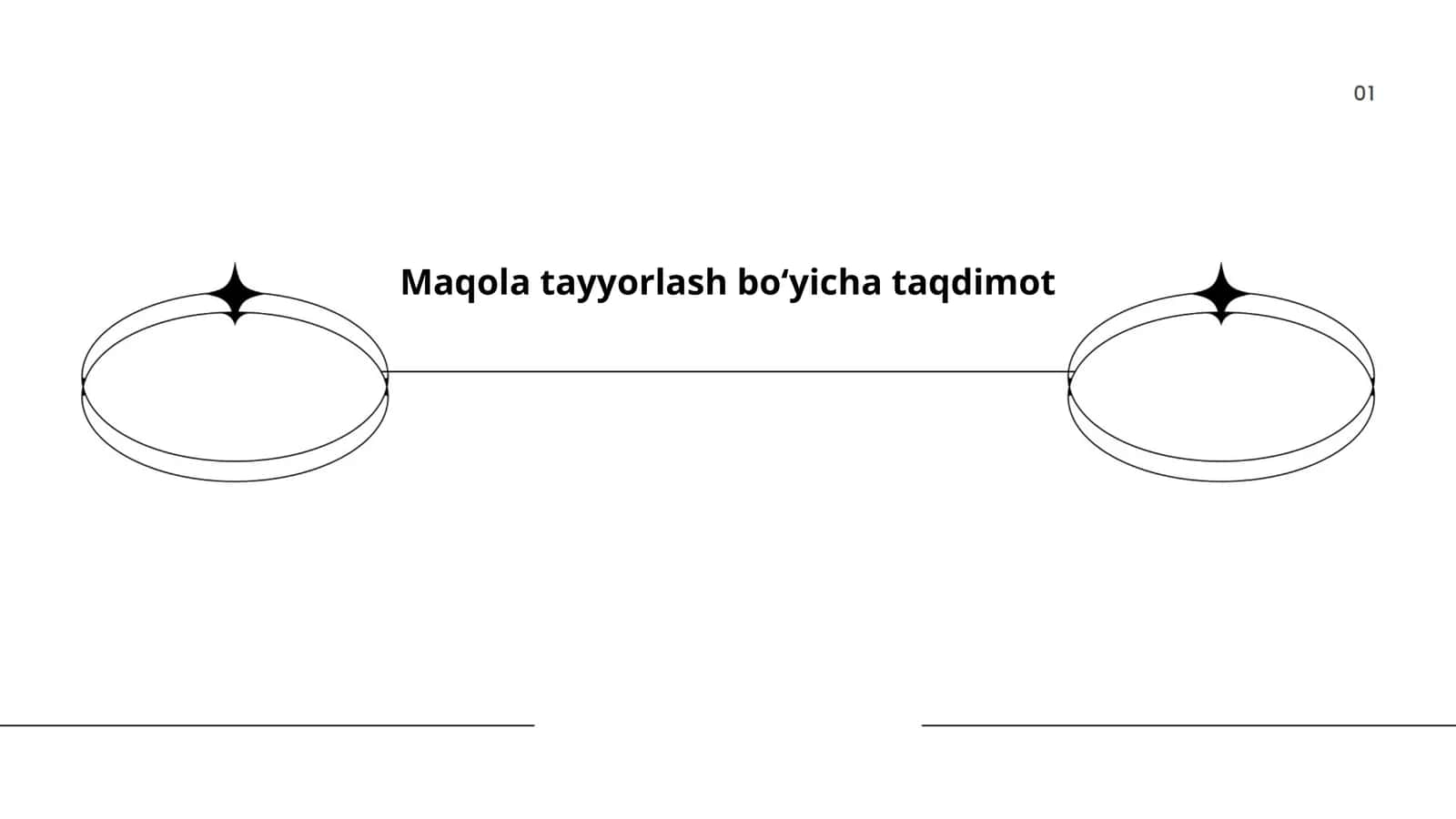Maqola tayyorlash boʻyicha taqdimot