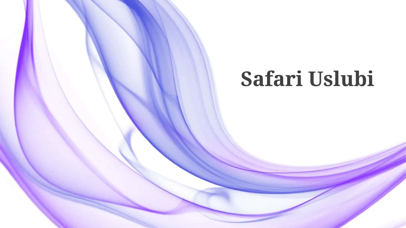 Safari Uslubi