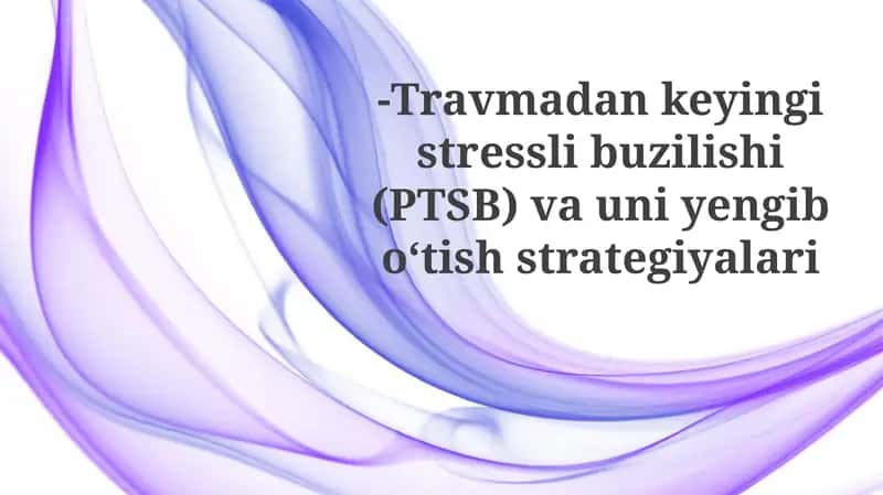 PTSD: Ta'rif, Sabablar va Belgilar