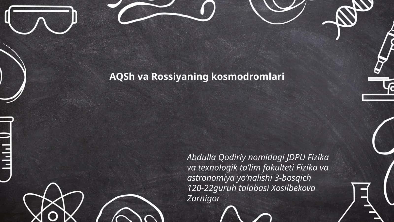 Abdulla Qodiriy nomidagi JDPU Fizika va texnologik taʼlim fakulteti Fizika va astronomiya yoʻnalishi